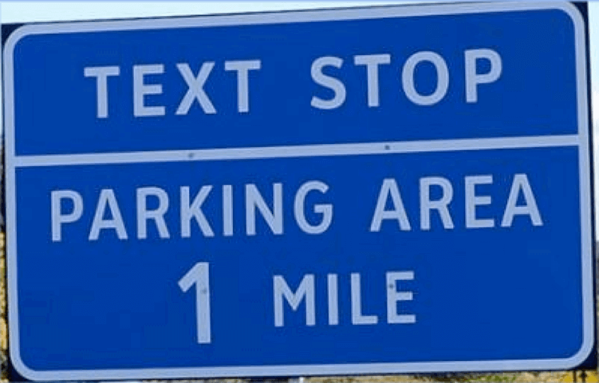 Texting zone in New York State